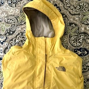 The North Face Yellow Rain Jacket